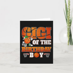 Tarjeta Gigi De La Familia Jugadora De Baloncesto