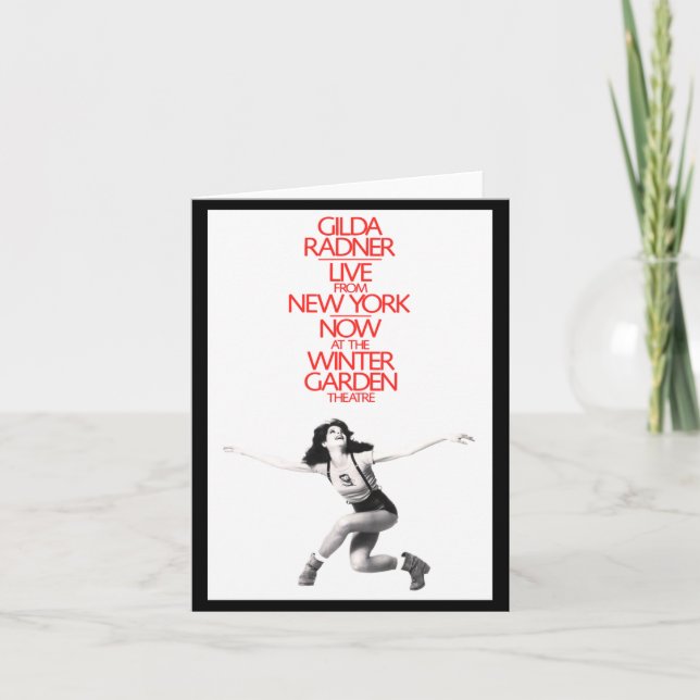 Tarjeta Gilda Radner Live From New York _1  (Anverso)