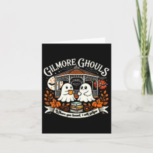 Tarjeta Gilmore Cosy Ghouls Ghost Parody Halloween Fall