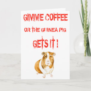 Tarjeta ¡Gimme Coffee!