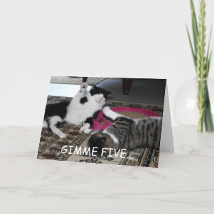 Tarjeta Gimme Five