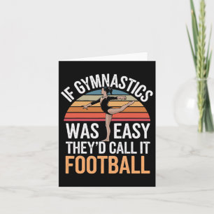Tarjeta Gimnasia Gimnasta Chica Cartonaje Negro Uniforme N