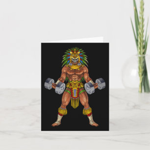Tarjeta Gimnasio de Construcción de Bodym Azteca Jaguar Wa