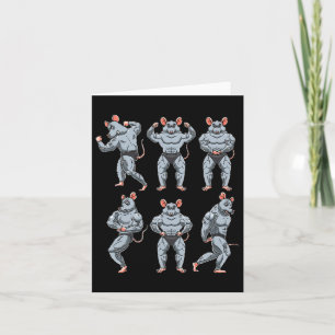 Tarjeta Gimnasio de fitness Motivación Bodybuilder