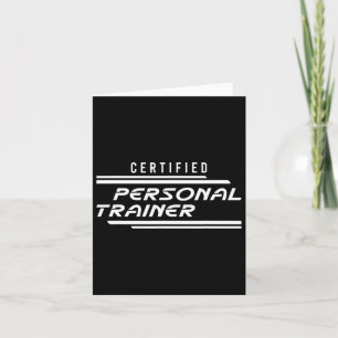 Tarjeta Gimnasio del instructor de fitness personal certif