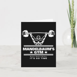 Tarjeta Gimnasio Mandelbaum - ¡Ya es hora!