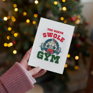 Tarjeta Gimnasio Swan del Norte Funny Santa