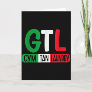 Tarjeta Gimnasio Tan Lavandería Gtl Nueva Jersey Jardín Nj