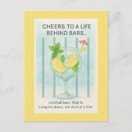 Tarjeta Gin Lover para cualquier celebración — Sal