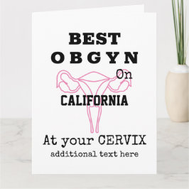 Tarjeta Ginecólogo Obstetrista Mejor OBGYN