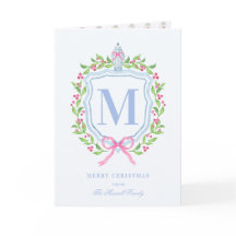 Ginger Jar y los Navidades Berries Monograma Foto