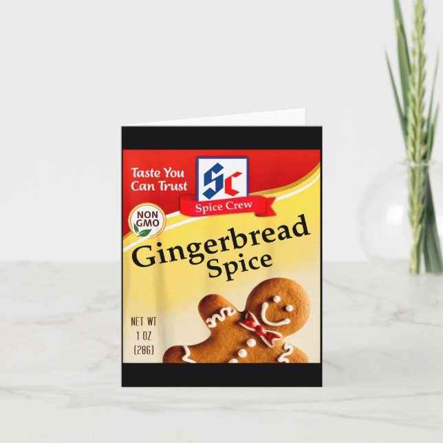 Tarjeta Gingerbread Sce Condiment Sce Costumes Group Match (Anverso)