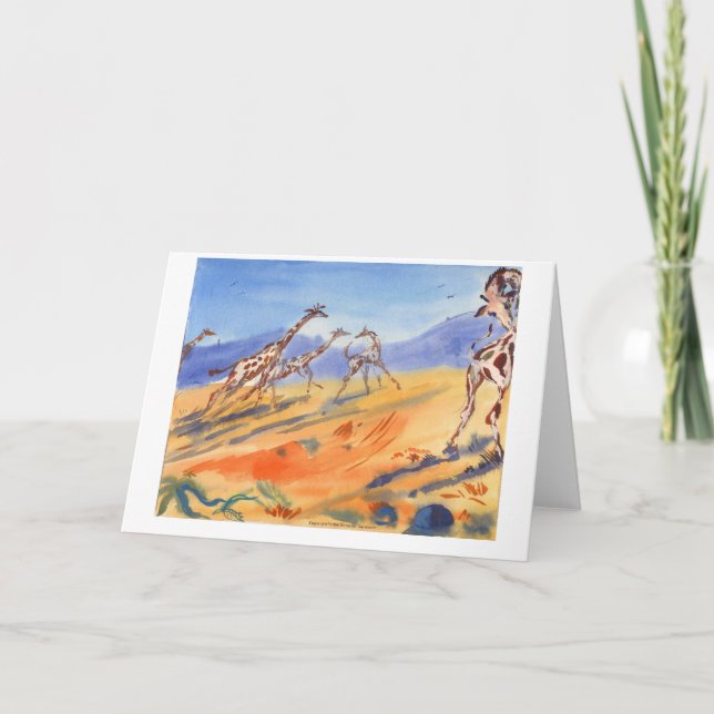 Tarjeta Girafas (Anverso)