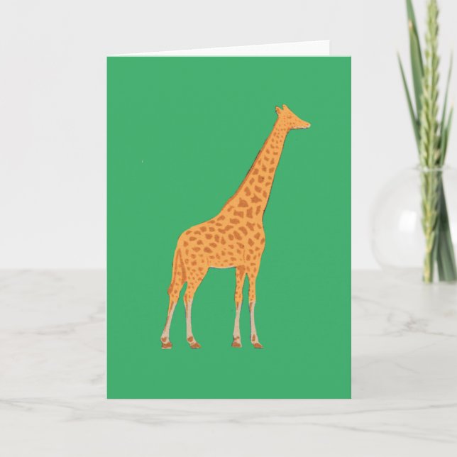 Tarjeta Giraffe (Anverso)