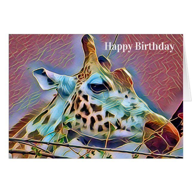 TARJETA GIRAFFE (Anverso (Horizontal))