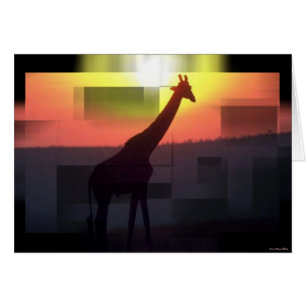 Tarjeta Giraffe
