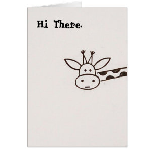 Tarjeta Giraffe