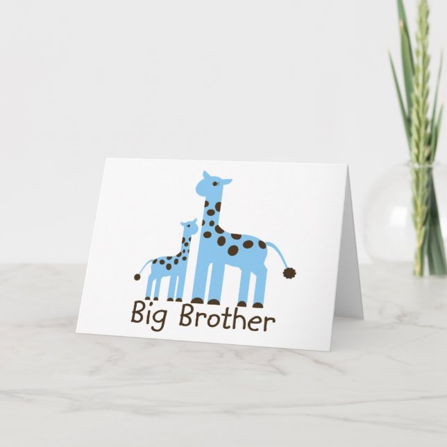 Tarjeta Giraffe Big Brother (Anverso)