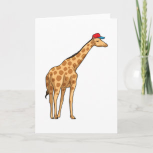 Tarjeta Giraffe Cap