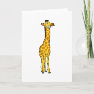 Tarjeta Giraffe con Daisy