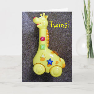TARJETA GIRAFFE DICE CONGRATOS-GEMAS