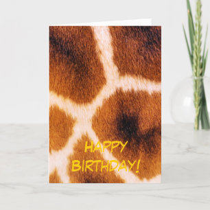 TARJETA GIRAFFES