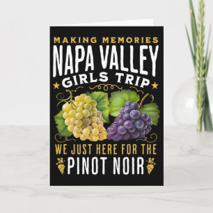 Tarjeta Giras de chicas del Valle de Napa por el país del 
