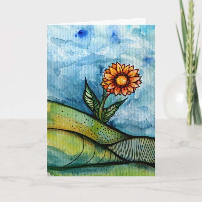 Tarjeta Girasol (Anverso)