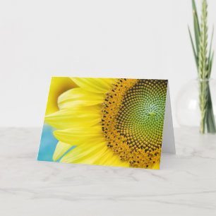 Tarjeta Girasol brillante