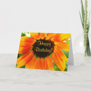 Tarjeta Girasol colorido