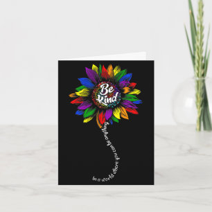 Tarjeta Girasol conciencia del autismo sé amable rompecabe