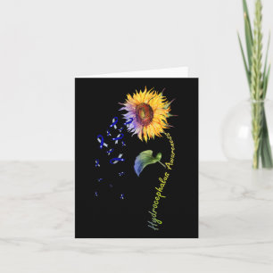 Tarjeta Girasol de concienciación 