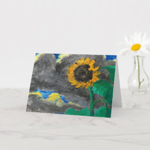 Tarjeta Girasol Emil Nolde