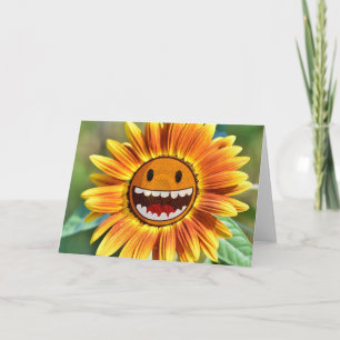 Tarjeta Girasol Feliz.