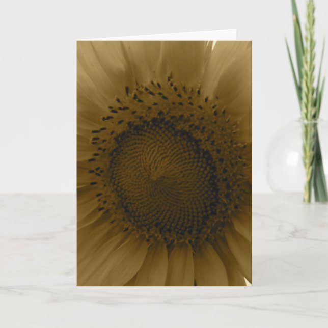 Tarjeta Girasol Notecard (Anverso)