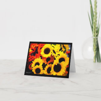 Tarjeta Girasoles