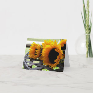 Tarjeta Girasoles