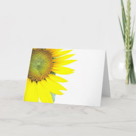 Tarjeta Girasoles de primavera