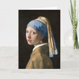 Tarjeta Girl with the pearl earring - Johannes Vermeer