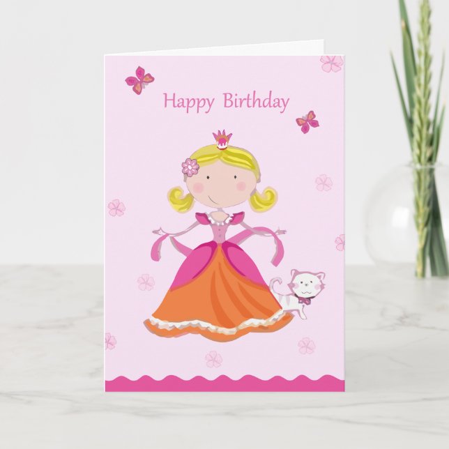 Tarjeta Girls Birthday Card (Anverso)