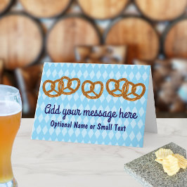 Tarjeta Giros de pan de Fiesta de Pretzel - 5 opciones de 