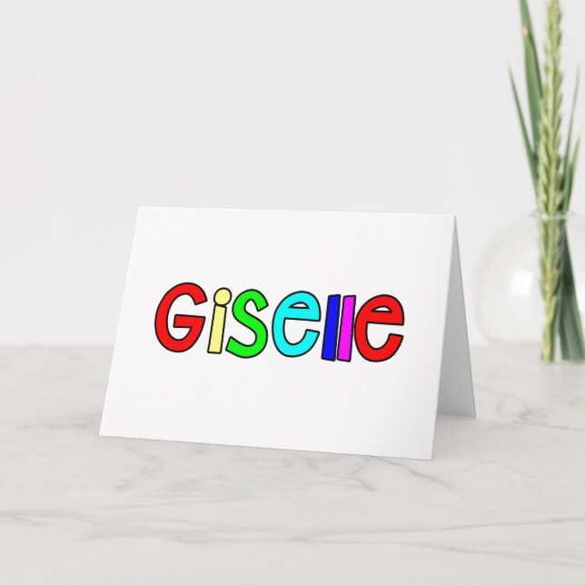 Tarjeta Giselle (Anverso)