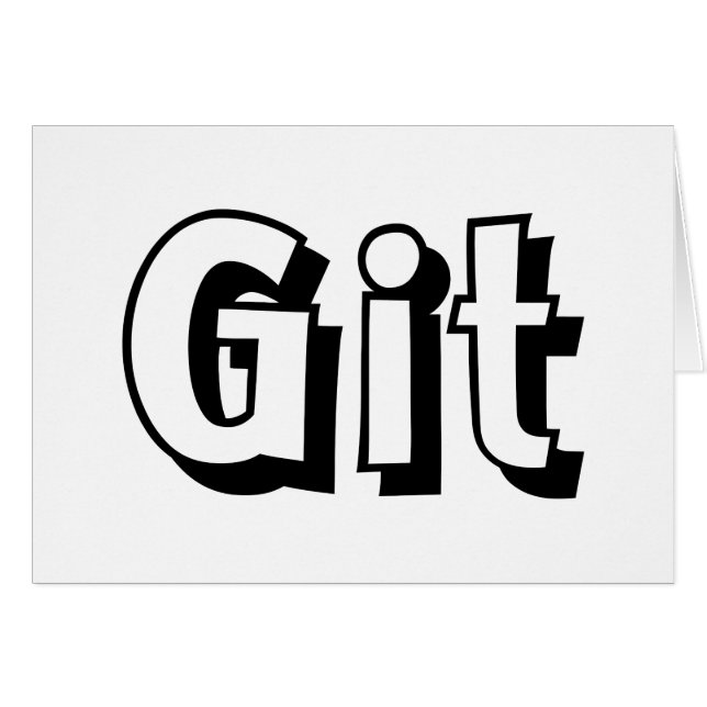 Tarjeta Git (Anverso (Horizontal))