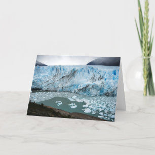 Tarjeta Glaciar y lago Argentino de Moreno
