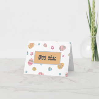 Tarjeta Glad Påsk, Pascua Feliz Sueca