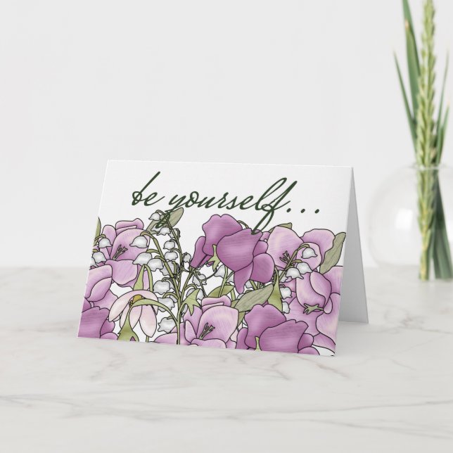 Tarjeta Gladiolus para el valor (Anverso)