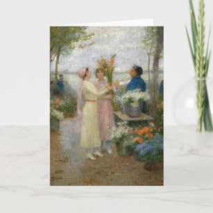 Tarjeta Gladiolus   Victor Gabriel Gilbert