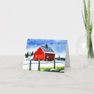 Tarjeta Glædelig jul. Navidades daneses