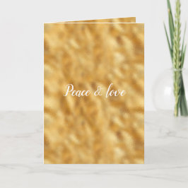 Tarjeta Glam Gold personalizado