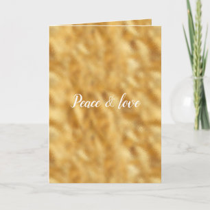 Tarjeta Glam Gold personalizado
